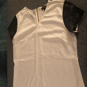 Silk short sleeve shirt